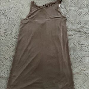 Tea Green Sleeveless Dress